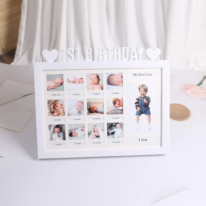 Для творческого первого года фото момент детская рамка на память DIY От 0 до 12