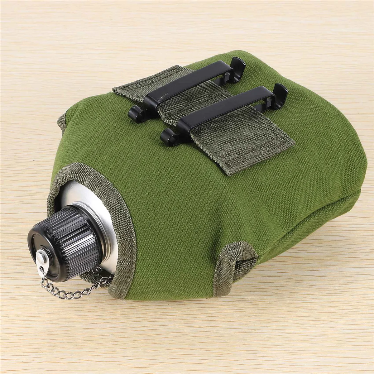 

Outdoor Canteen Cookware Set with Grab Handle Cup for Outdoor Hiking