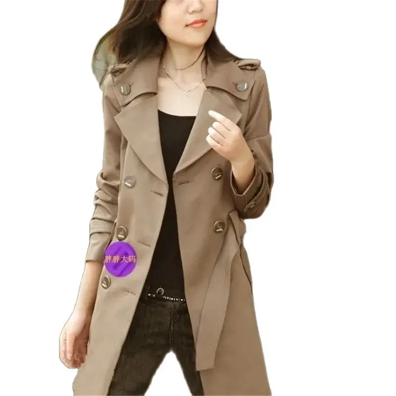 Женский тренчкот средней длины демисезонная верхняя одежда |