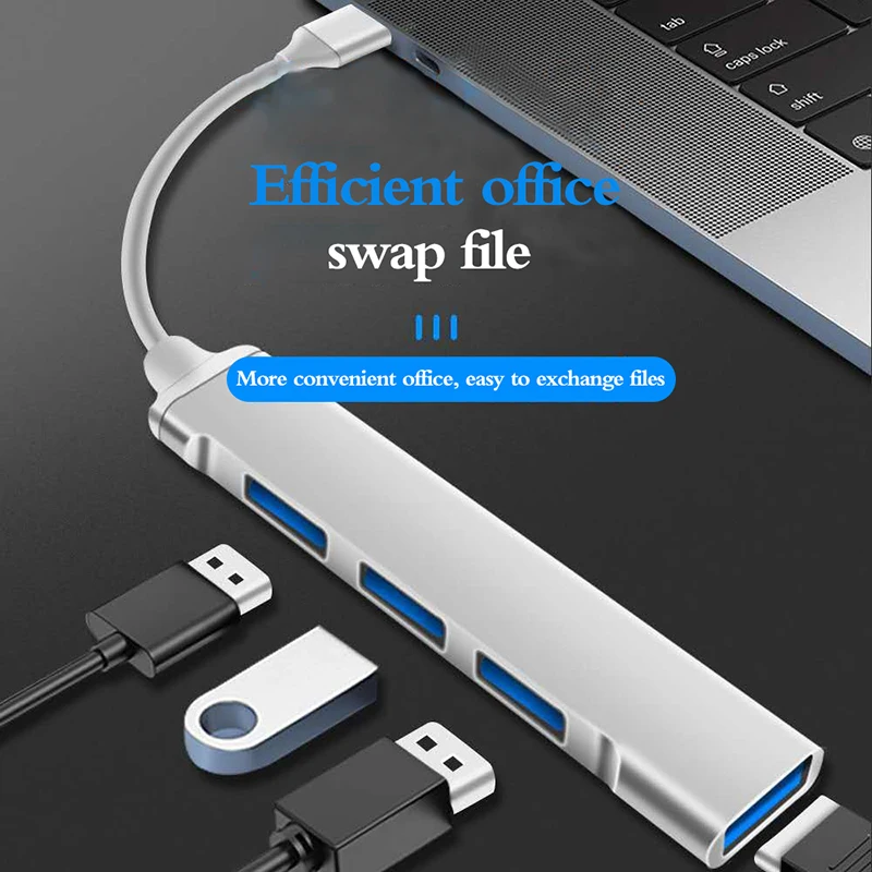 

Разветвитель Usb Type-C на 4 порта