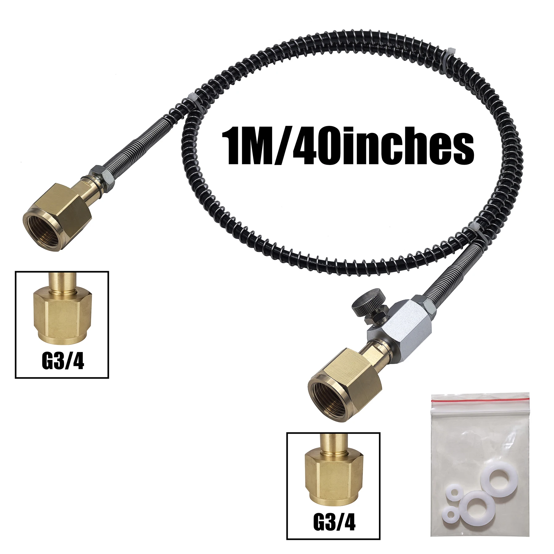 

Шланг для заправки CO2-баллонов W21.8-14 CGA320 G3/4