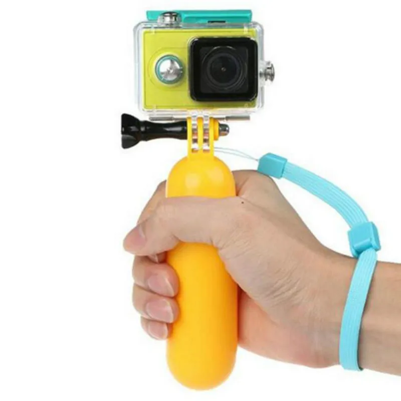 

For Go Pro Accessories Yellow Floating Grip Monopod Handle Tripod for Gopro Hero 7 6 5 for Xiaomi for Yi 4k for Eken