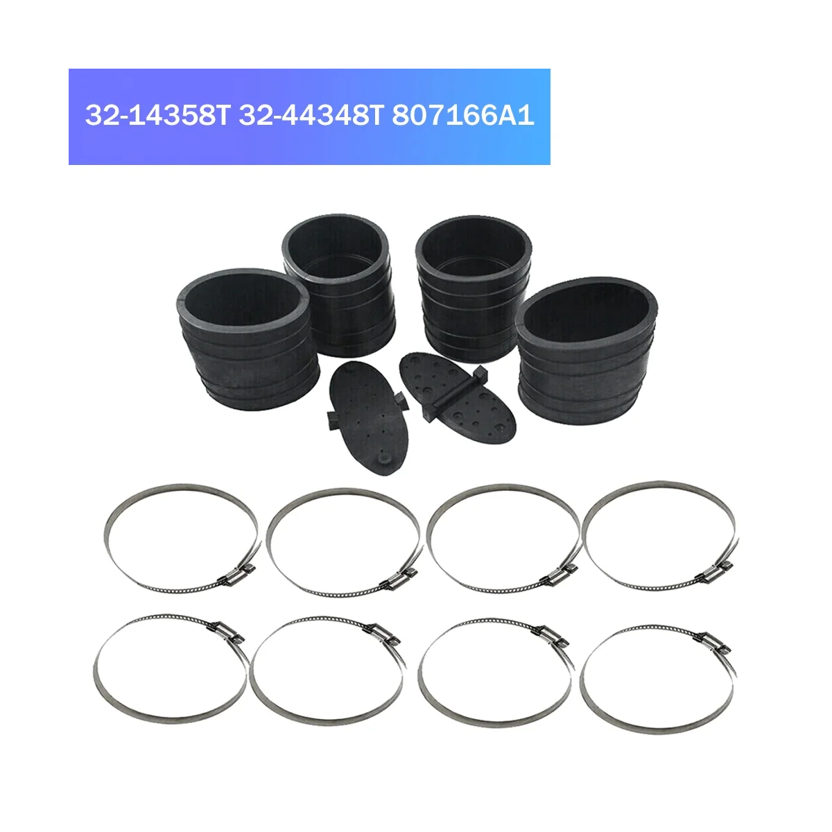 Для выхлопного Y-образного шланга Mercruiser 1998 и выше 32-14358T 32-44348T 807166A1