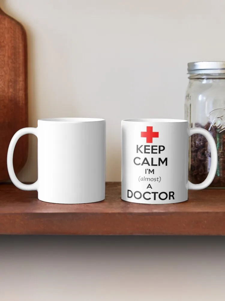 

Medical Student Gifts - Keep Calm I'm Almost a Doctor Funny Gift Ideas for Med School Students & Graduation for Future MD Coffee