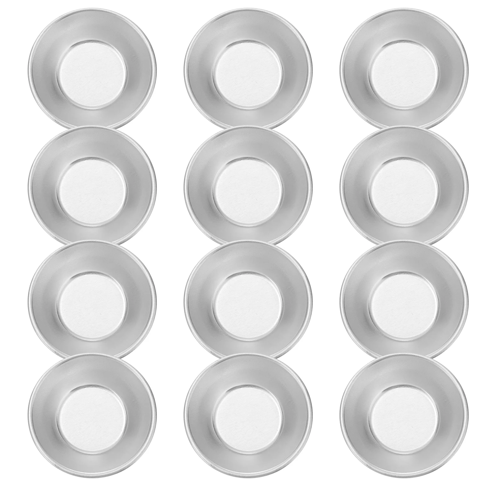 

25 Pcs Mini Tart Pan Baking Cups Round Griddle Tartlet Molds Stainless Steel Griddle Silicone Pot Quiche Moulds