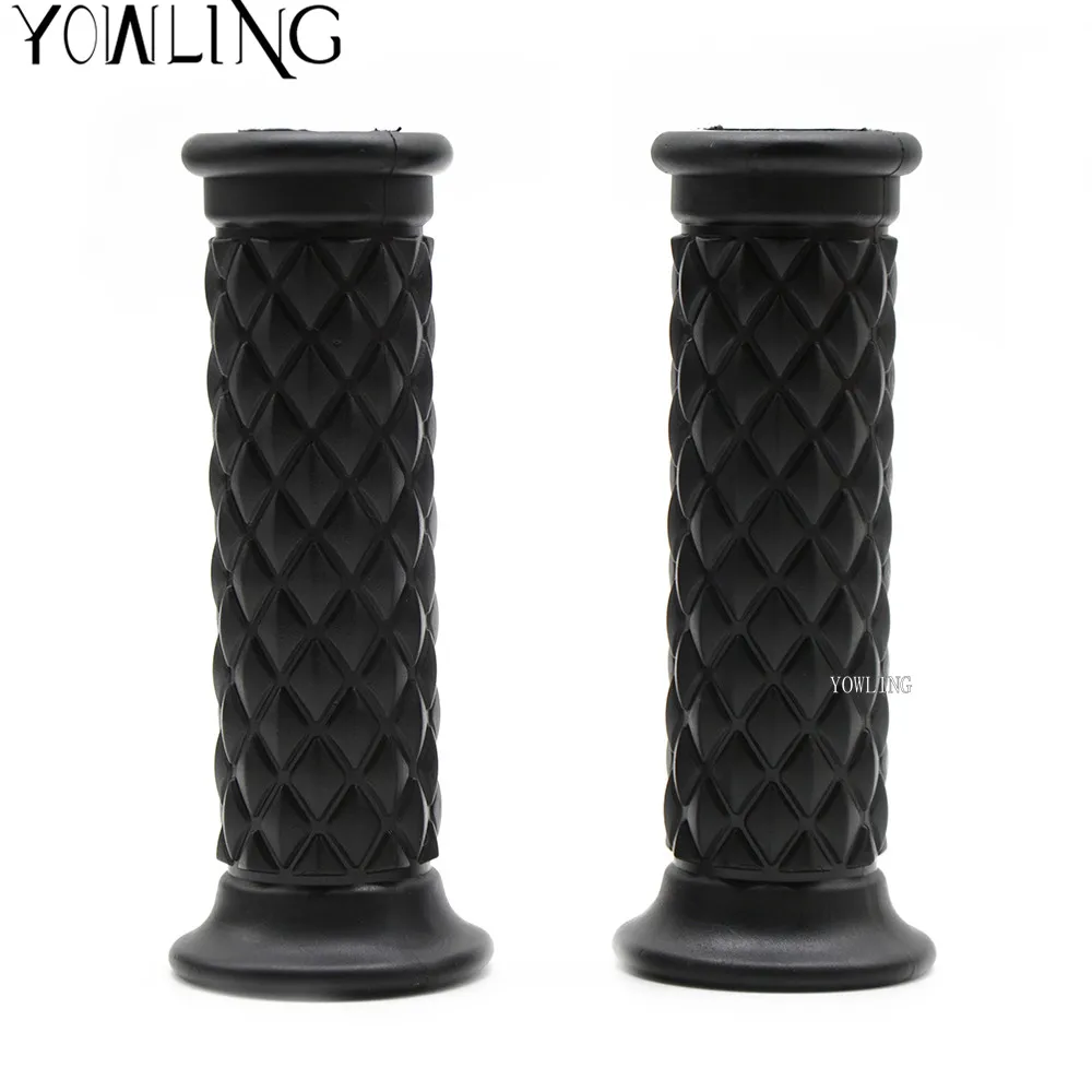 

Винтажные мотоциклетные резиновые ручки 7/8 дюйма 22 мм 1 дюйм 25 мм, ручки для Yamaha Kawasaki Suzuki Honda Cafe Racer Bobber