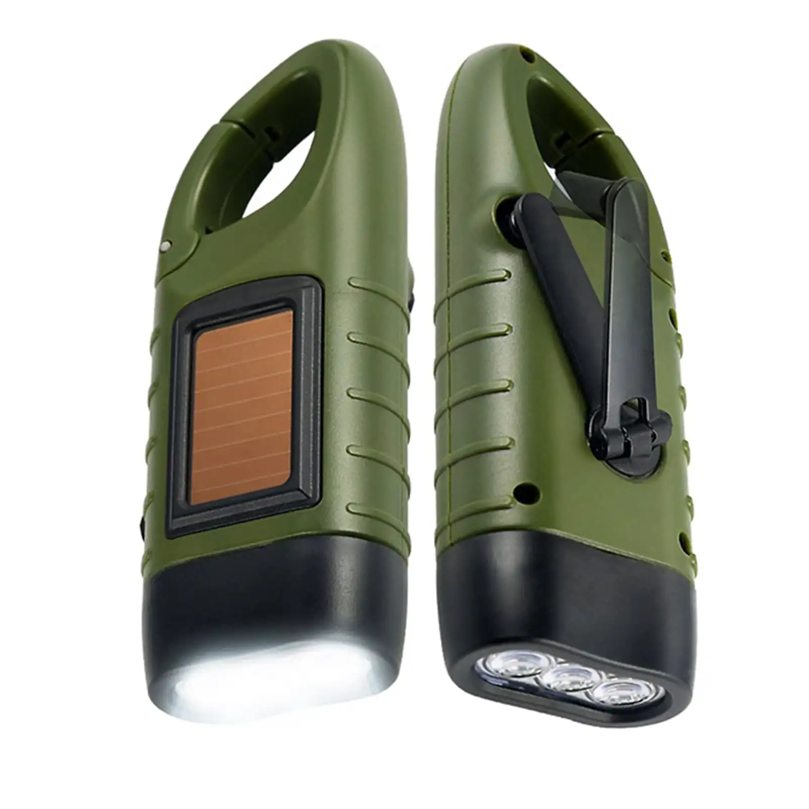 

Hand Crank Torch, Rechargeable Hand Crank Torch,Hand Crank Torch Solar LED Flashlight Rechargeable Outdoor Emergency Lamp with
