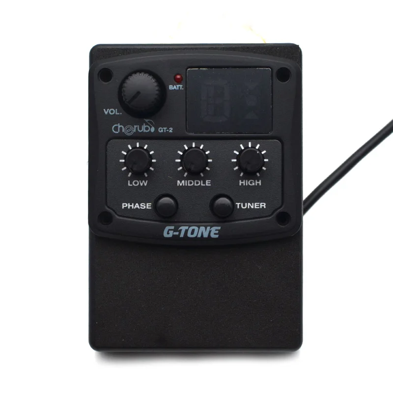 Акустическая гитара Cherub серии G-Tone предусилитель фотография GT-2/GT-3 трехполосный