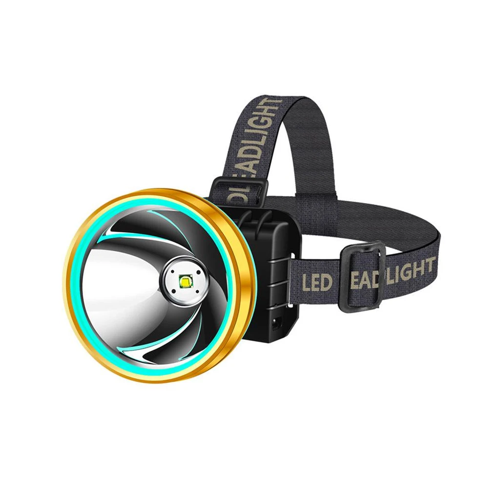 

Running Jogging Sensing Headlamp Hiking Traveling Adjustable Head Torch Waterproof Headlight Lighting Accessory White