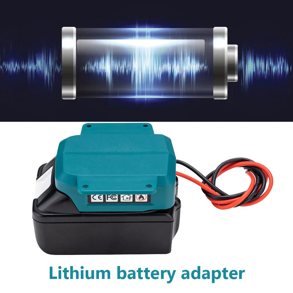 

Lithium Battery Adapter Replacement for Makita 18V Li-ion Battery DIY Power Wheels Converter Adaptor Dock with Line