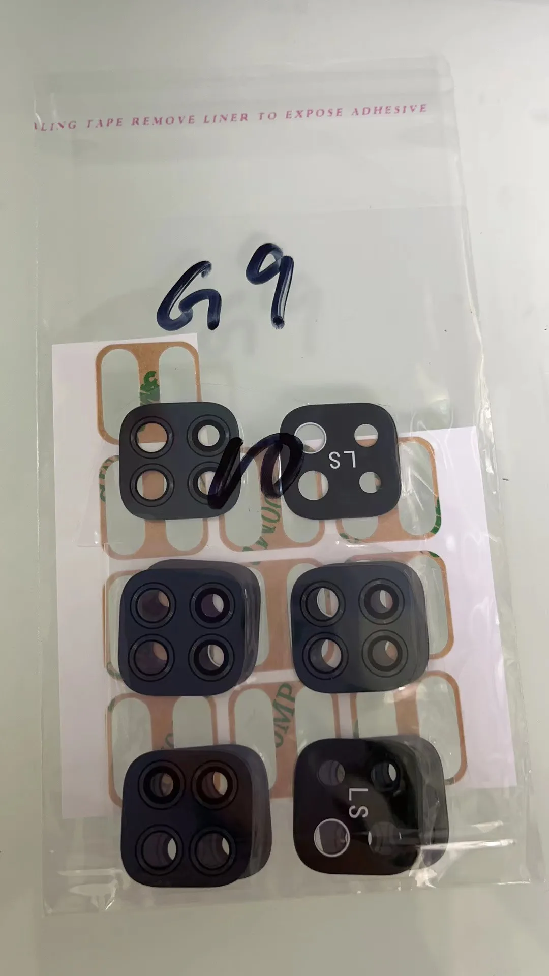 ELECTERMI 10 шт. стеклянный объектив задней камеры запасные части для мобильного