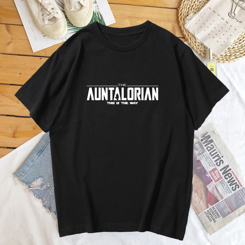 

Auntalorian T Shirt Women Funny Wife Mother's Day Tshirt Woman Cotton Short Sleeve Mom Printed Tee Shirt Female Clothes