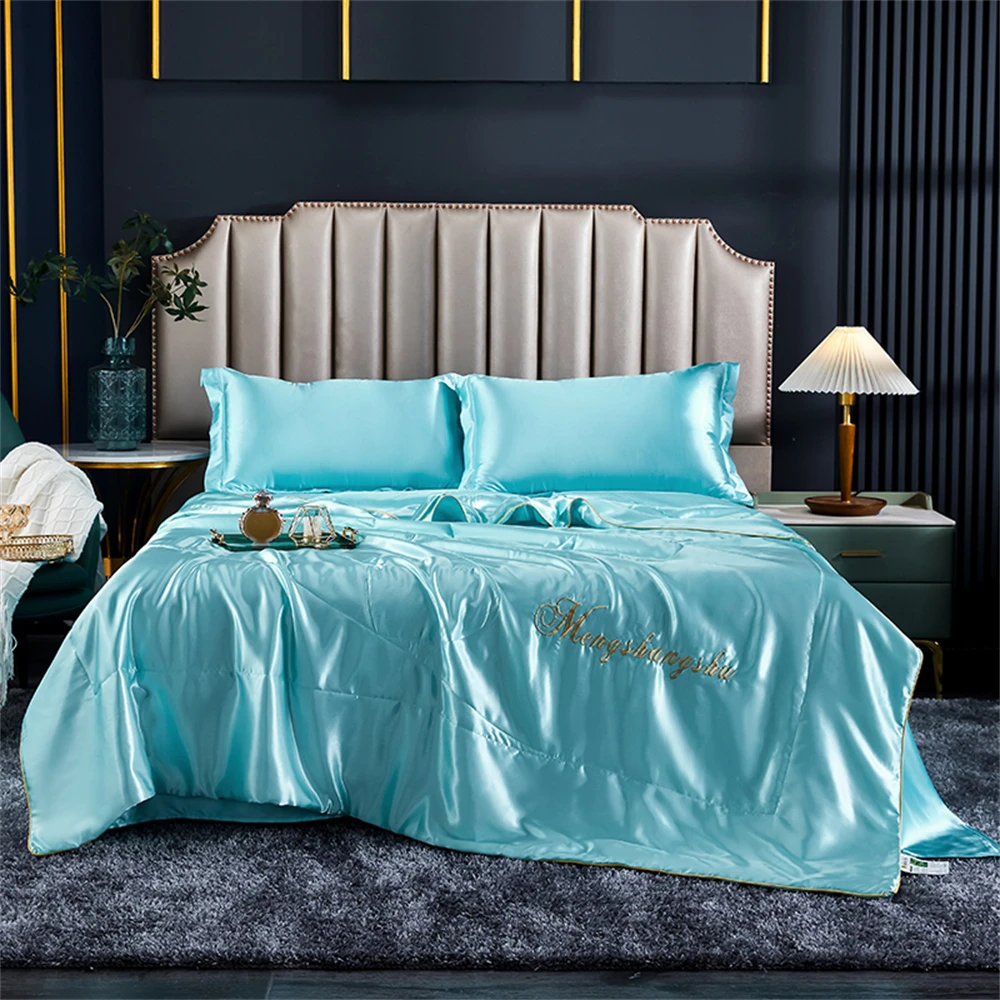 Моющееся шелковое летнее одеяло мягкое одеяла для уборки приятные кожи крутое