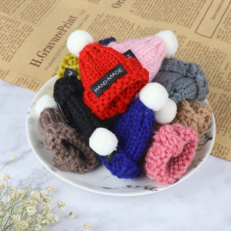 

1:6 1:12 Scale Dollhouse Miniature Scene Beanie Hat Skate Cap Doll House Decoration Dolls Accessory for Kids Toys Birthday Gift