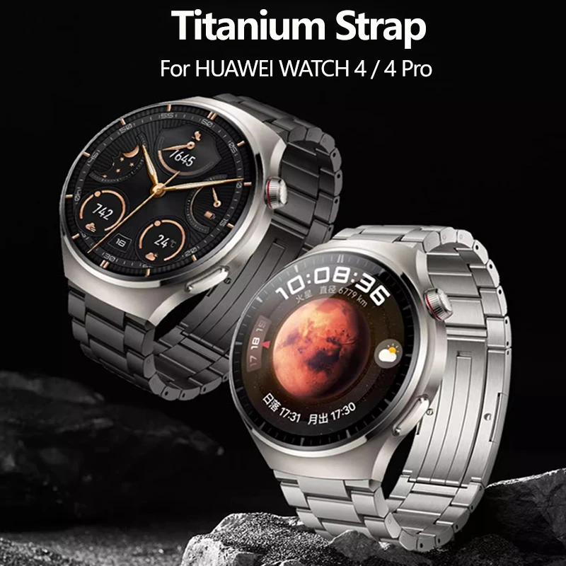 

22mm Titanium Strap For Huawei Watch 4 Pro Metal Watchband For HUAWEI WATCH GT 2 3 GT2 GT3 Pro 46mm Wristband Replacement Bands