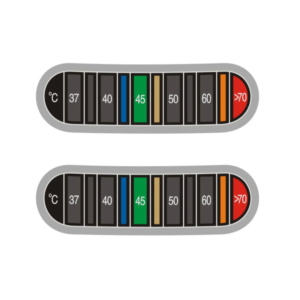 0-70 градусов Цельсия чашка чайник изменение цвета тестер температуры водостойкая