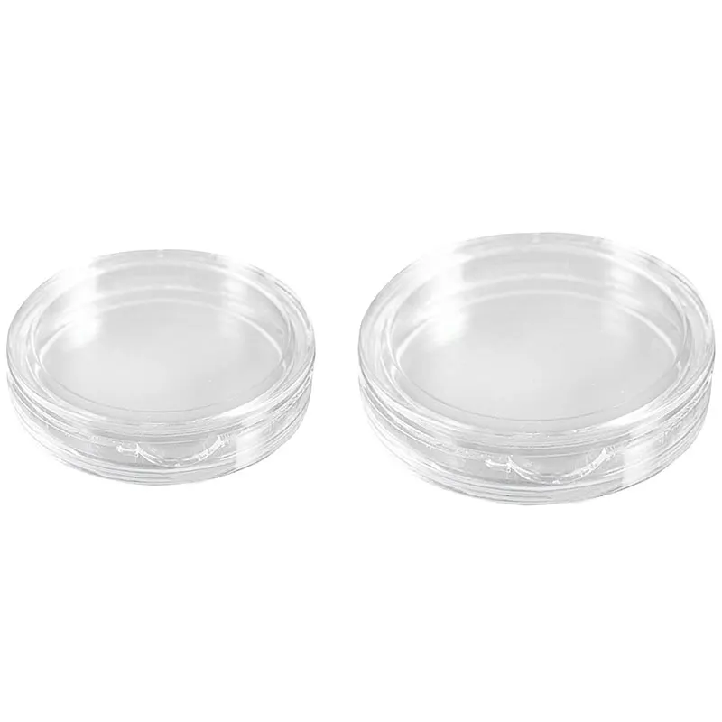 

20 Pcs Transparent Small Plastic Coin Box 23Mm & 26Mm