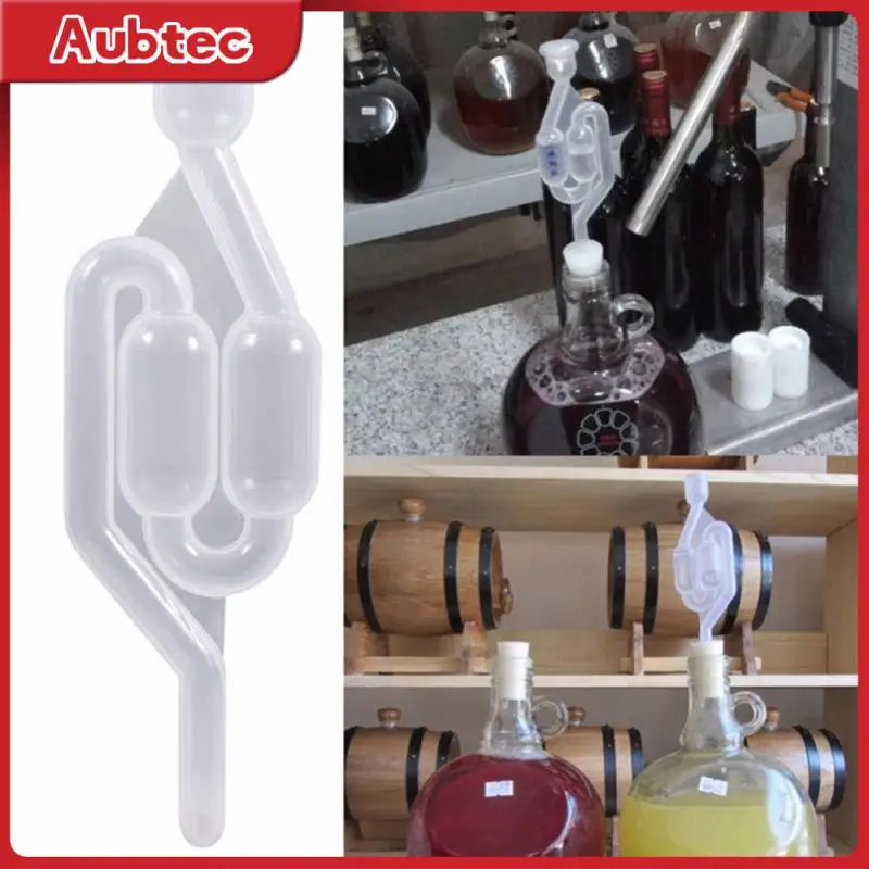Water Seal Exhaust Airlock S Type Airlock One-way Exhaust Water Seal Valve For Beer Wine Making Household Distiller Tools