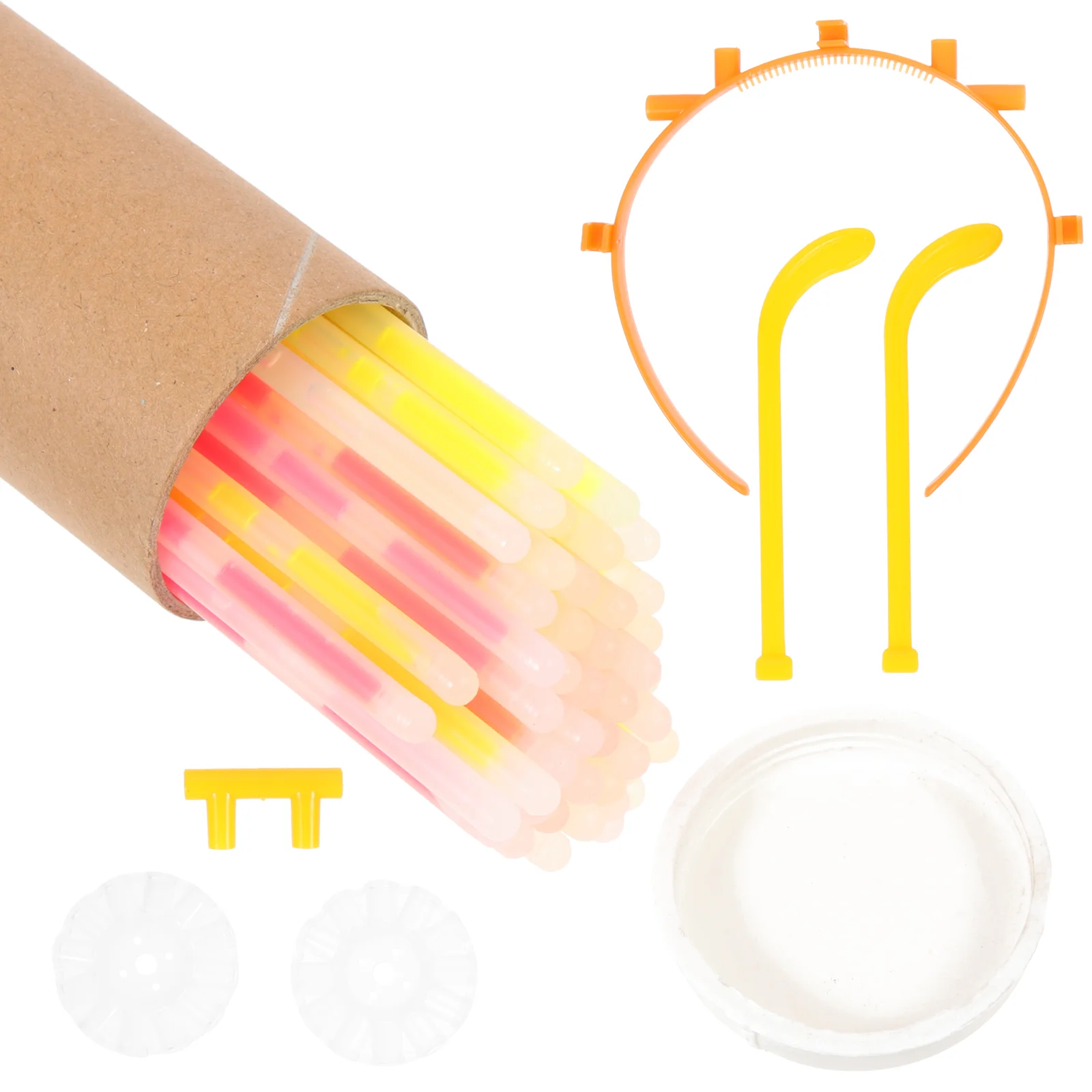 

1 Set of Kids Glow Sticks Party Glowing Kids Party Glowing Props DIY Fluorescent Sticks