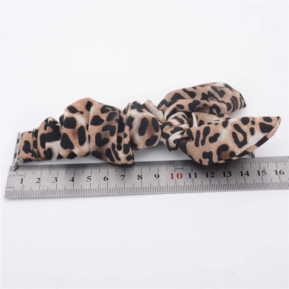 44mm 40mm Elastic Loop Band For Apple Watch 6 SE 5 Strap Scrunchie Fabric Bracelet Women Wristband for iWatch 6 5 4 3 38MM 42mm