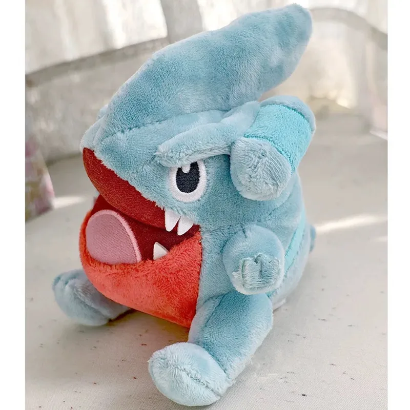 Фото Милые оригинальные плюшевые игрушки Pokemon Hi-Q fit Gible, мини-фигурки, аниме-игрушки, куклы, подарок для детей №3