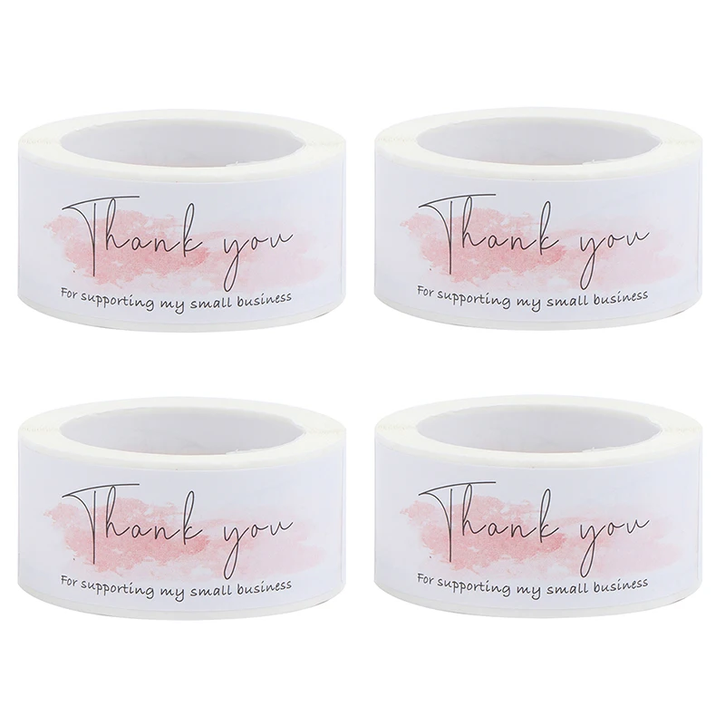 120 шт./рулон наклейки Thank You
