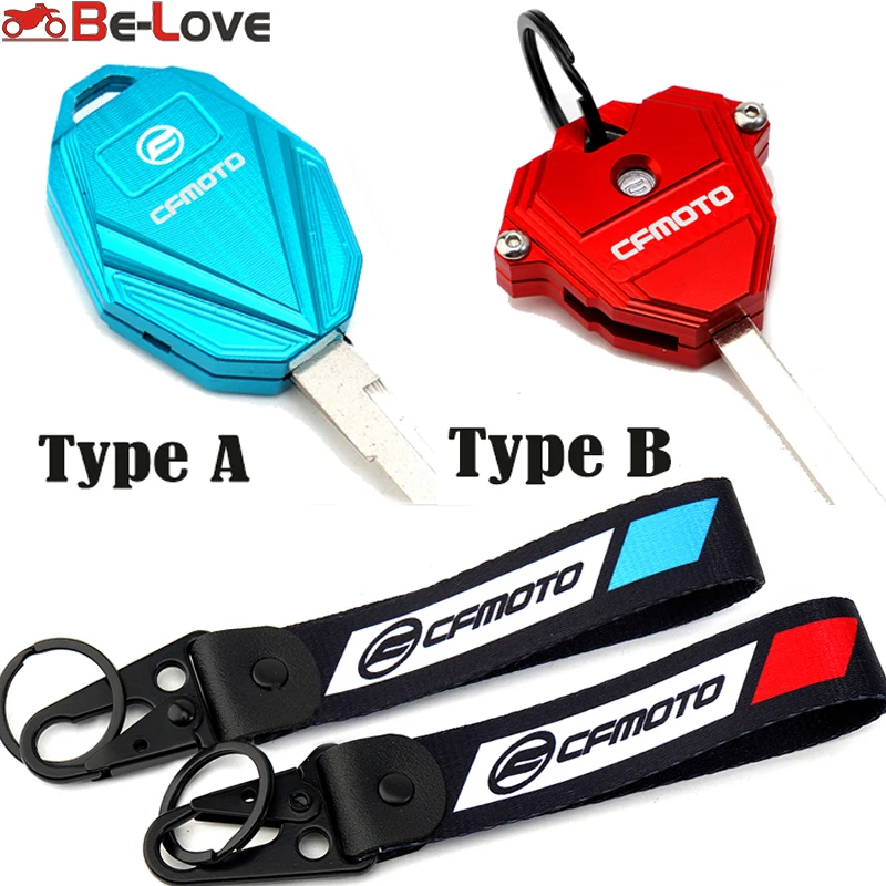 

For CFMOTO 650MT 800MT 650NK 700CL-X 300NK 250NK 400NK 400GT 250SR 450SR 700 CLX MY22 Motorcycle Key Chain Key Cover Keyring