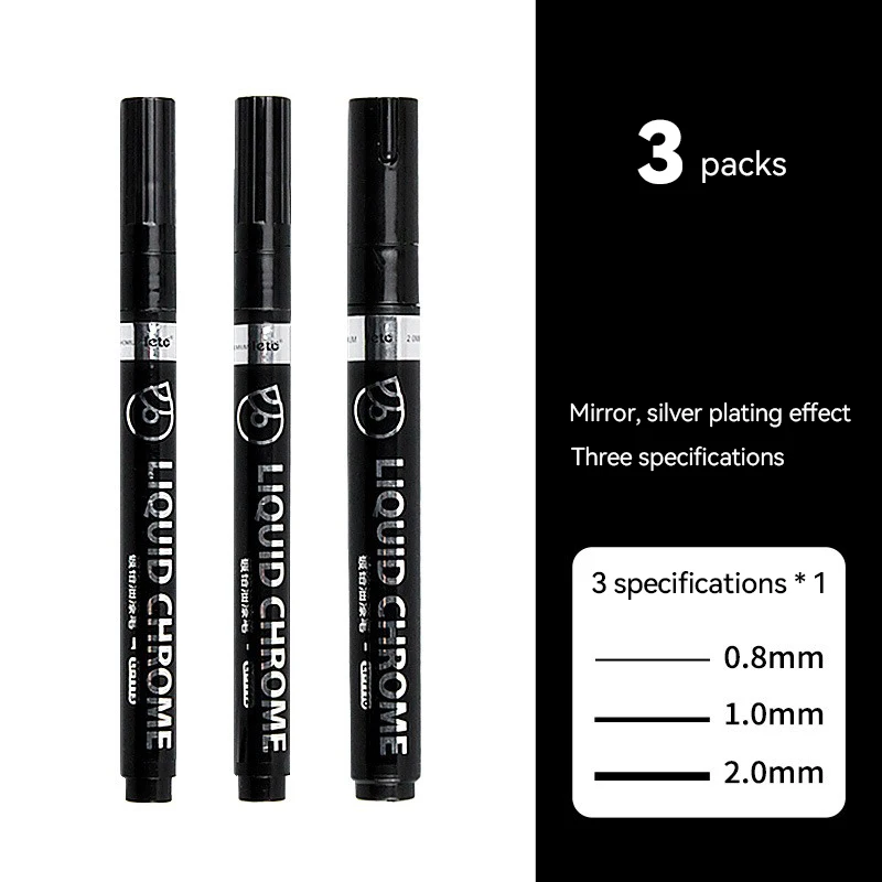 

Хромированные маркеры для рисования Borrence