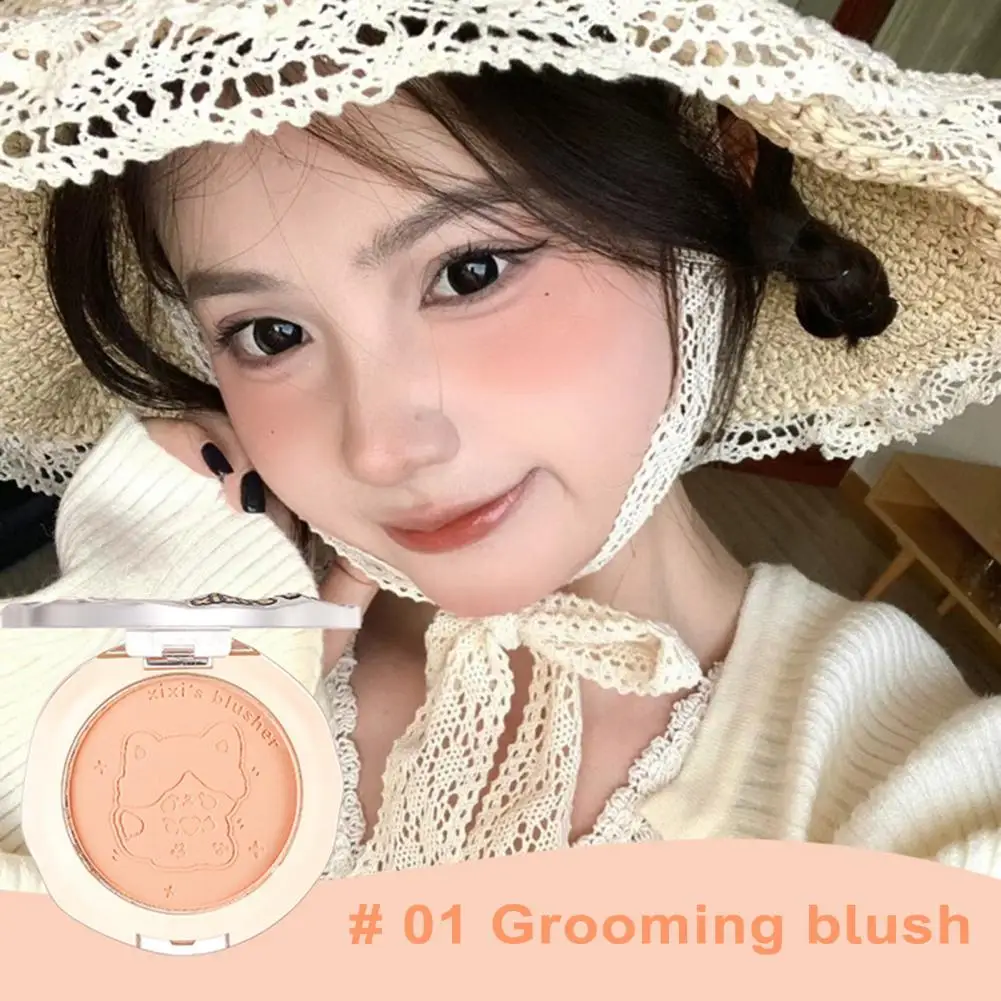 

Easy to Apply Blush Portable Blush Enhance Cheek Glow with Smooth Natural Finish Everyday Compact Powder for Brightening Contour