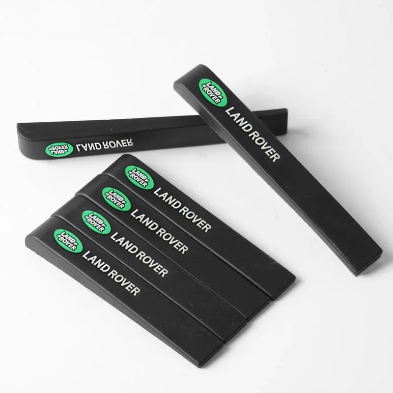 

6 шт. резиновая полоса для предотвращения столкновений, защитные наклейки для зеркала заднего вида на двери автомобиля, наклейки для Land Rover Defender Discovery Range Rover