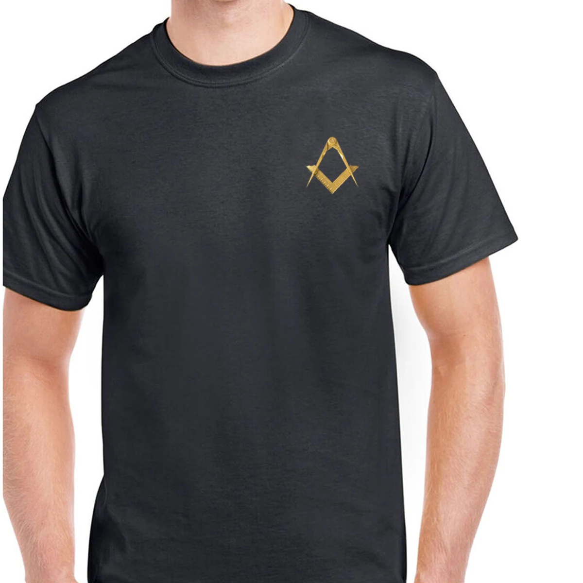 

Freemason Square Compass Freemasonry Emblem T-Shirt 100% Cotton O-Neck Summer Short Sleeve Casual Mens T-shirt Size S-3XL