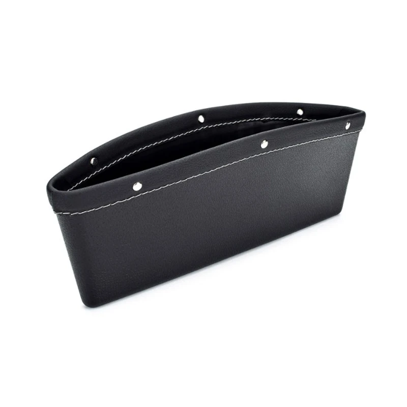 

Автомобильный ящик для хранения, новый автомобильный кожаный ящик для хранения со скошенными углублениями, одно автомобильное гнездо, мусорная корзина