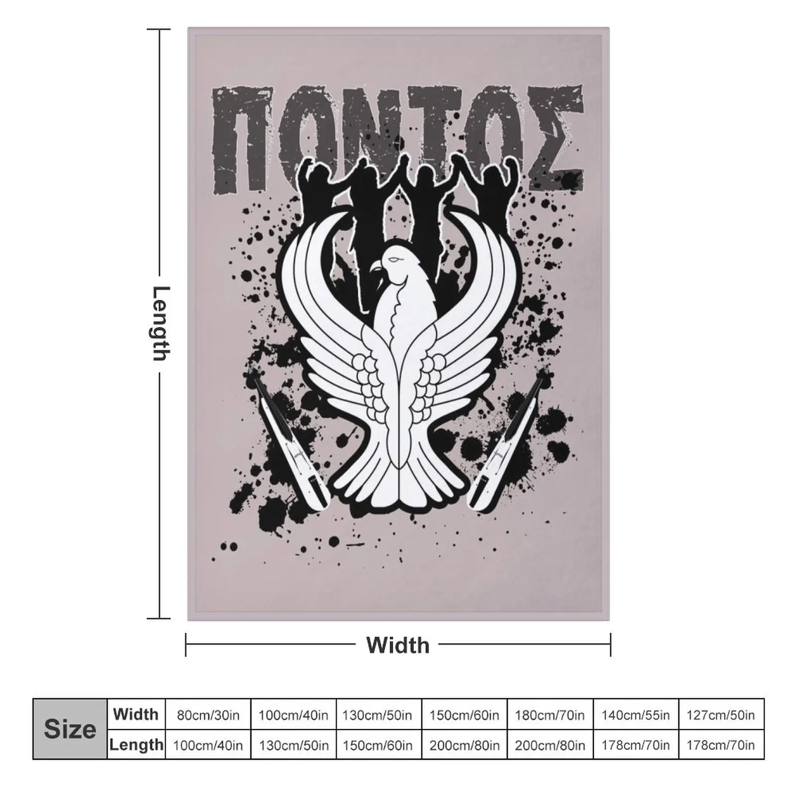 Одеяло детское Фланелевое с логотипом PONTOS eagle идея для подарка на Рождество