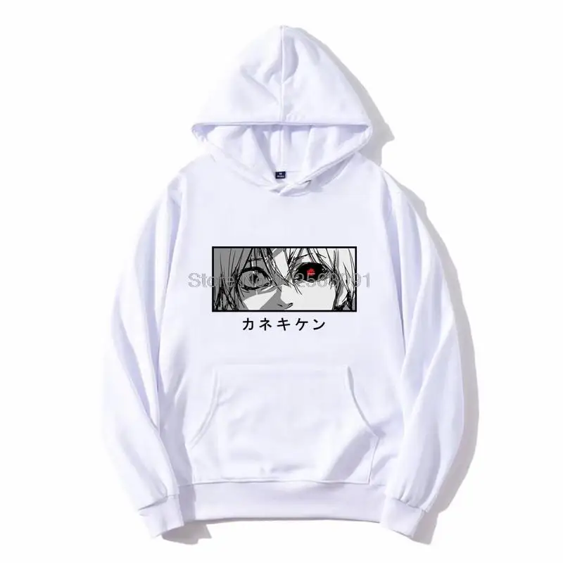 Японская Классическая Толстовка с капюшоном Токийский Гуль канеки Кен айс