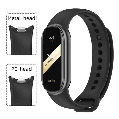 Силиконовый ремешок для Mi Band 8 9 10 MIJOBS