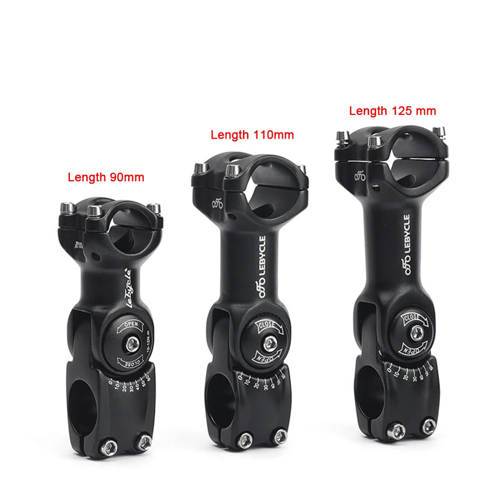 MTB велосипедный стержень из алюминиевого сплава с регулируемым углом наклона