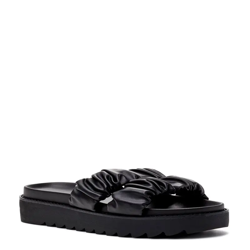 

Women's Ruched Flatform Sandals