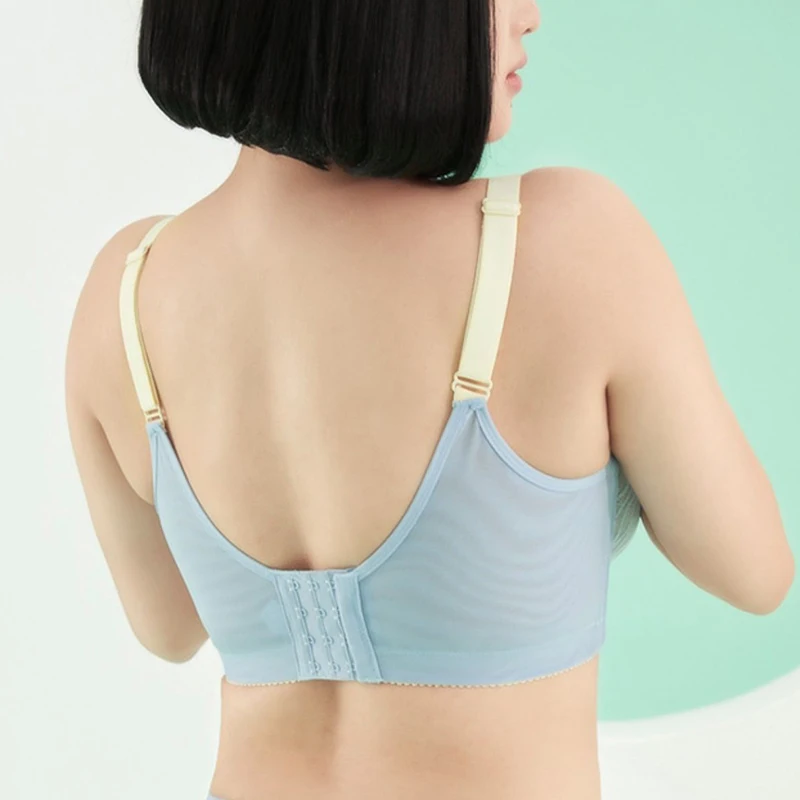 Minimizer Bras For Women Lace Floral Non Padded Push Up Underwire Female Ultra Thin Lingerie 34 36 38 40 42 44 46 B C D E F G