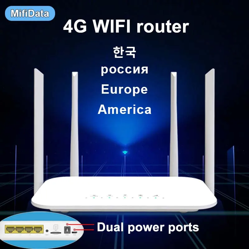 

.. 4G CPE 4G Wi-Fi роутер SIM-карта точка доступа CAT4 32 пользователя RJ45 WAN LAN беспроводной модем LTE роутер
