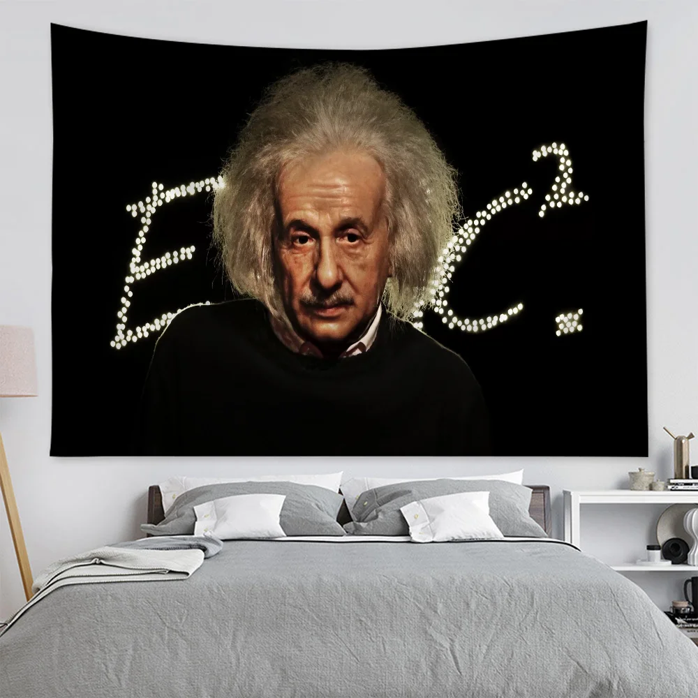 Art Albert E-Einstein Math DIY Wall Tapestry For Living Room Home Dorm Decor