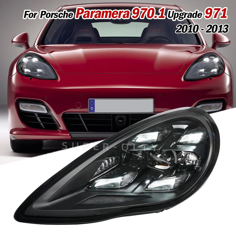 Для Porsche 2010-2013 Panamera Фара 970.1 Обновление 971 Стиль Полные светодиодные фары Задние