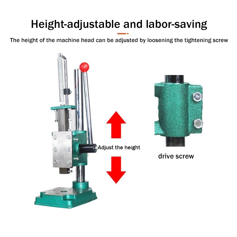 Ручной пресс промышленный Настольный микро-круглый штамповочный ручной
