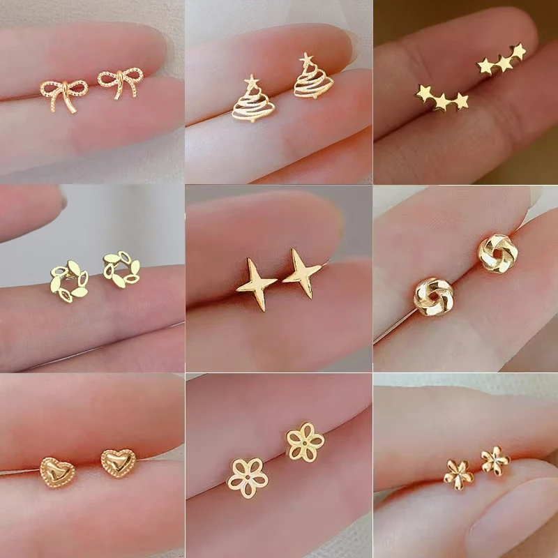 Новые серьги в стиле минимализм серебряные иглы 925 защита от аллергии