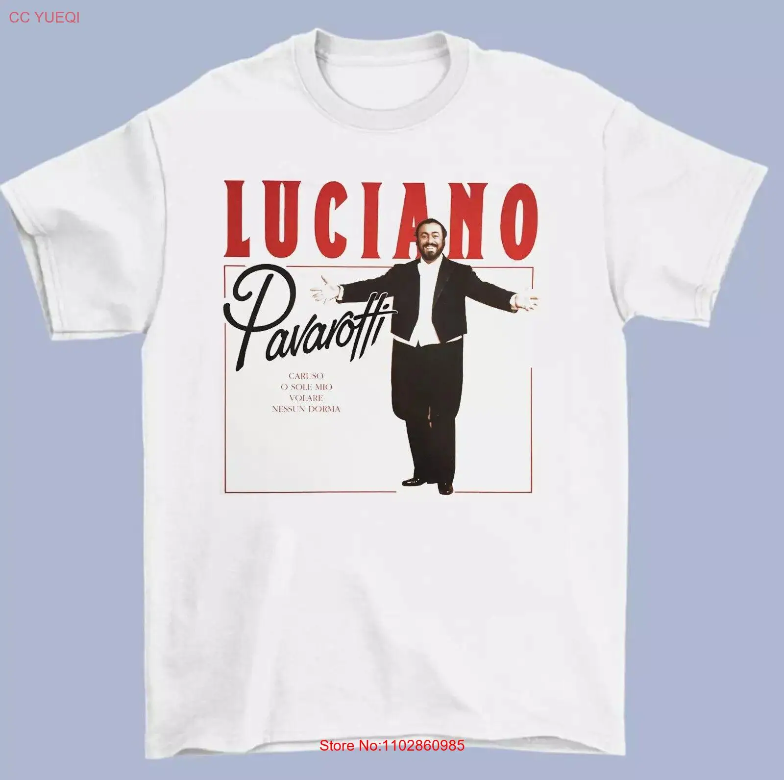 Luciano Pavarotti подарок для фаната от S до 3XL футболка унисекс