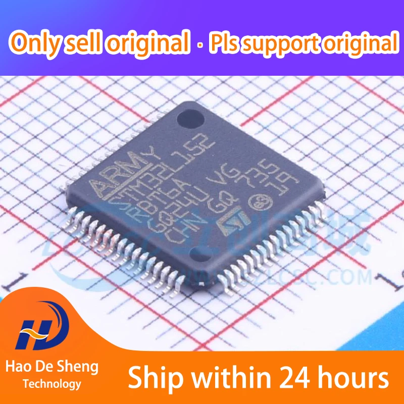 10 шт./партия STM32L152RBT6A LQFP64 новая Оригинальная фотография