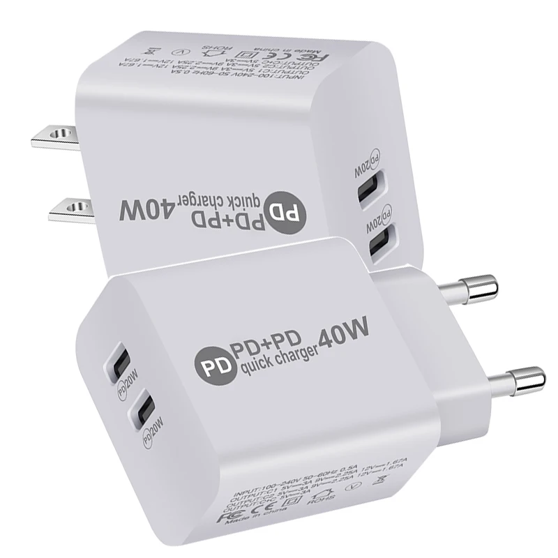 Двойное зарядное устройство PD 20 вт для быстрой зарядки кабель передачи данных