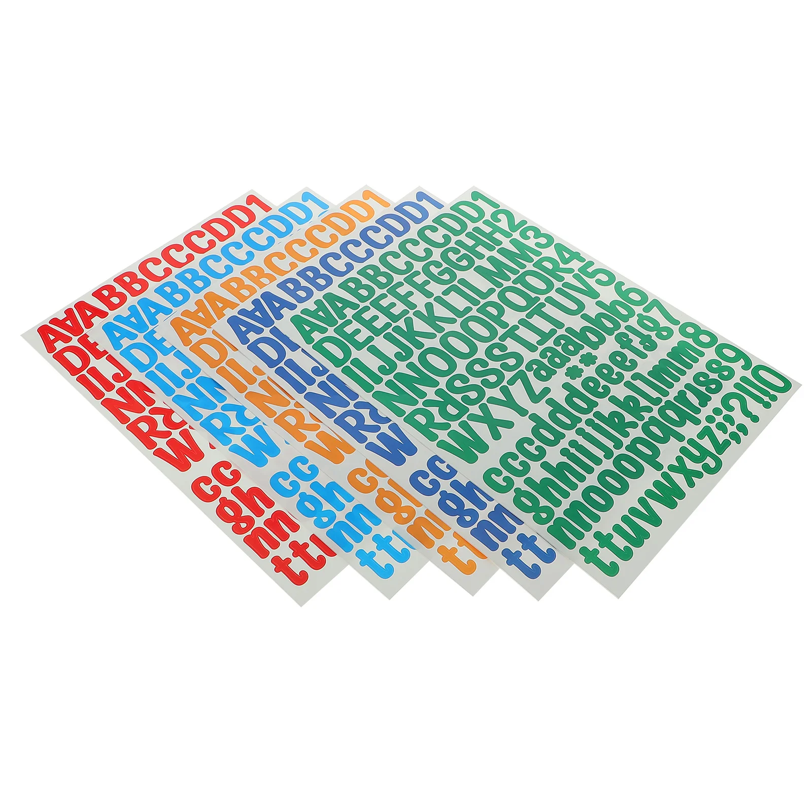 

10 Sheets Adhesive Vinyl Letters Numbers Stickers Alphabet Decal DIY Craft Decor