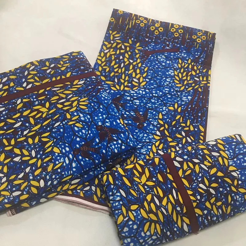 

African 100% Cotton Original Real Wax Ankara Fabric 2021 African Print Fabric For Wedding Dress Tissue African Wax Fabric 6yard
