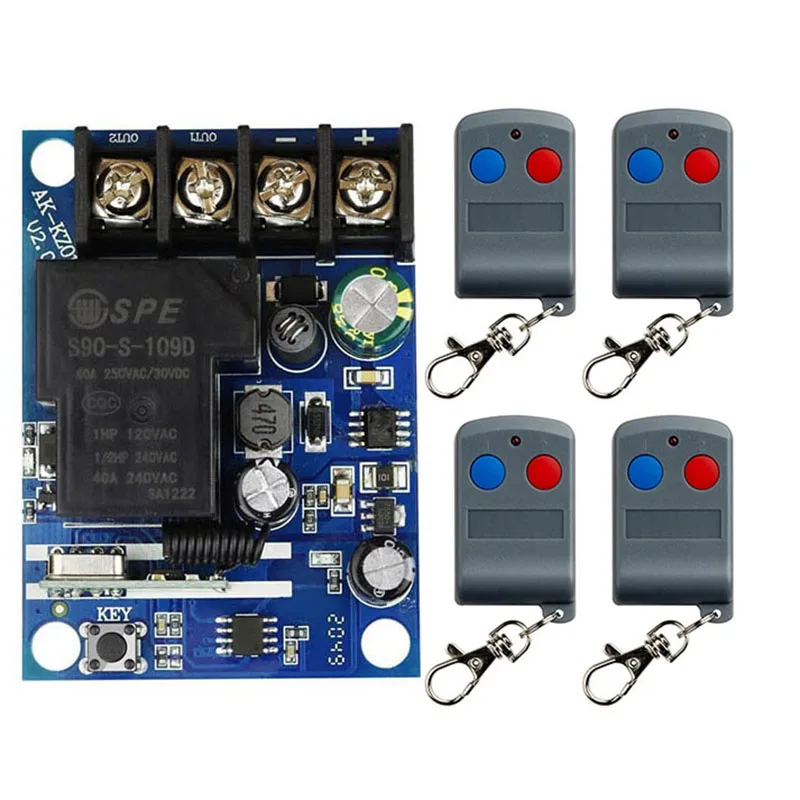 Универсальный беспроводной радиочастотный пульт дистанционного управления 433