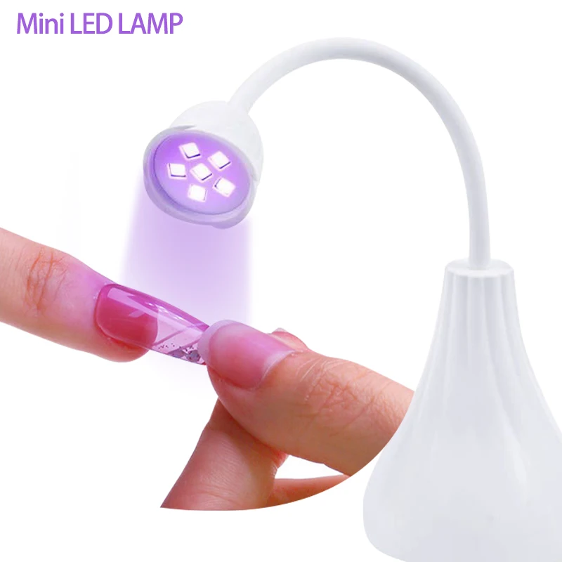 

Мини-лампа для ногтей для маникюра перезаряжаемая ультрафиолетовая/Светодиодная лампа для сушки ногтей для наращивания клея инструмент для маникюра